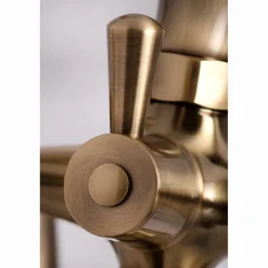 Kingston Brass Deck Mount Clawfoot Tub Faucet with Hand Shower