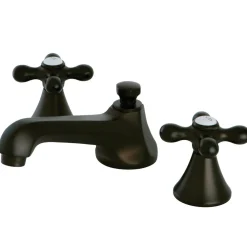 Kingston Brass Deck Mount 2-Handle 8-Inch Widespread Bathroom Faucet