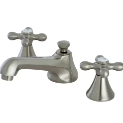 Kingston Brass Deck Mount 2-Handle 8-Inch Widespread Bathroom Faucet