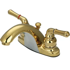 Kingston Brass Deck Mount 4-Inch Centerset Bathroom Faucet