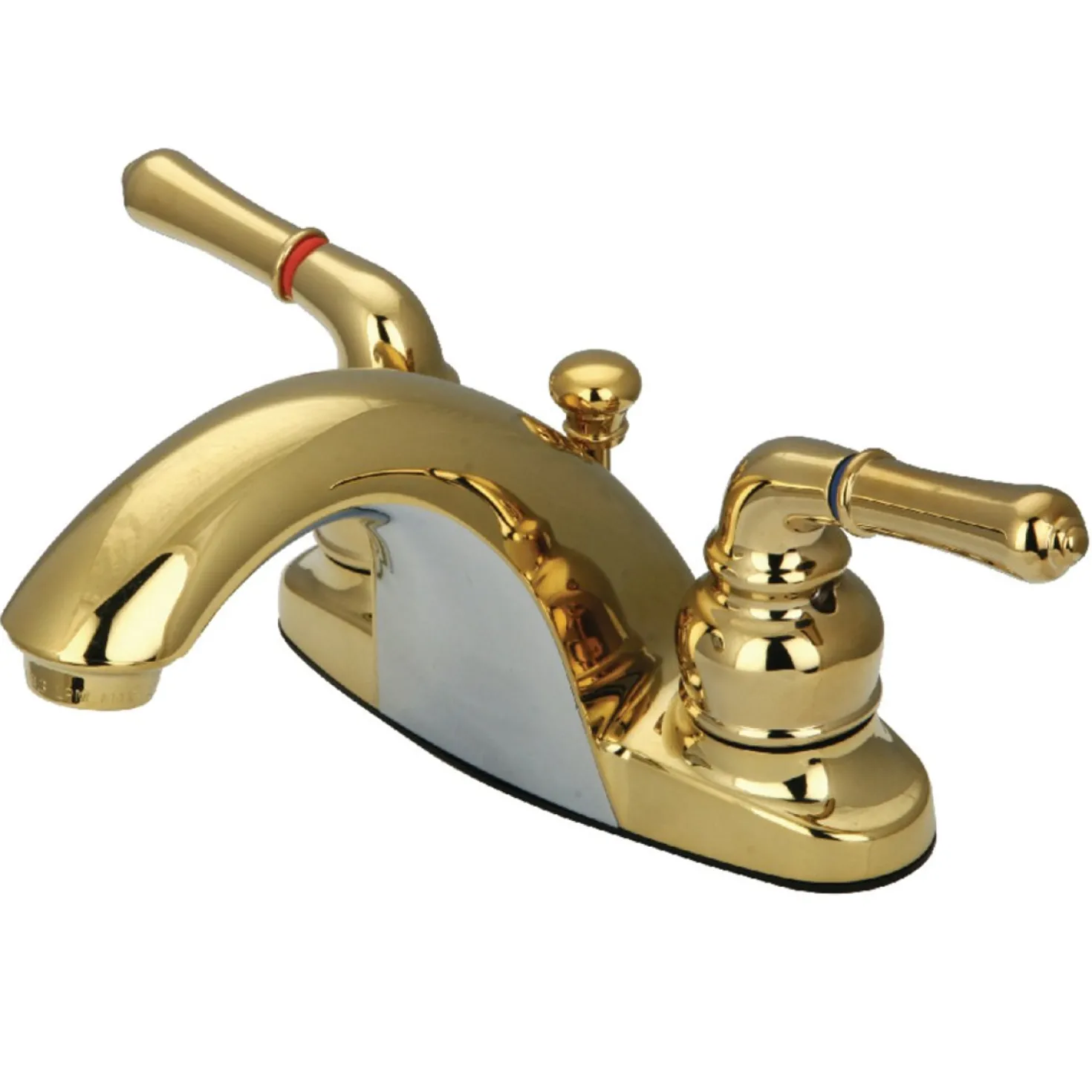 Kingston Brass Deck Mount 4-Inch Centerset Bathroom Faucet