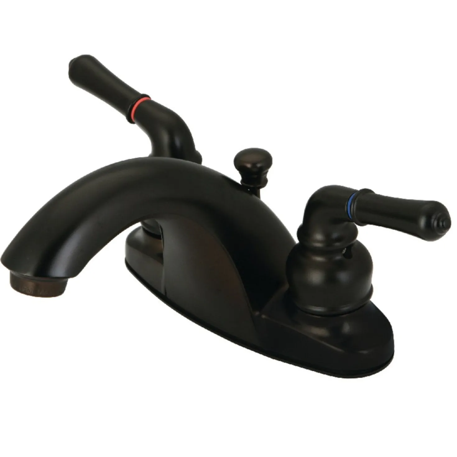 Kingston Brass Deck Mount 4-Inch Centerset Bathroom Faucet