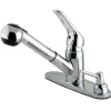 Kingston Brass Deck Mount Pull-Out Kitchen Faucet