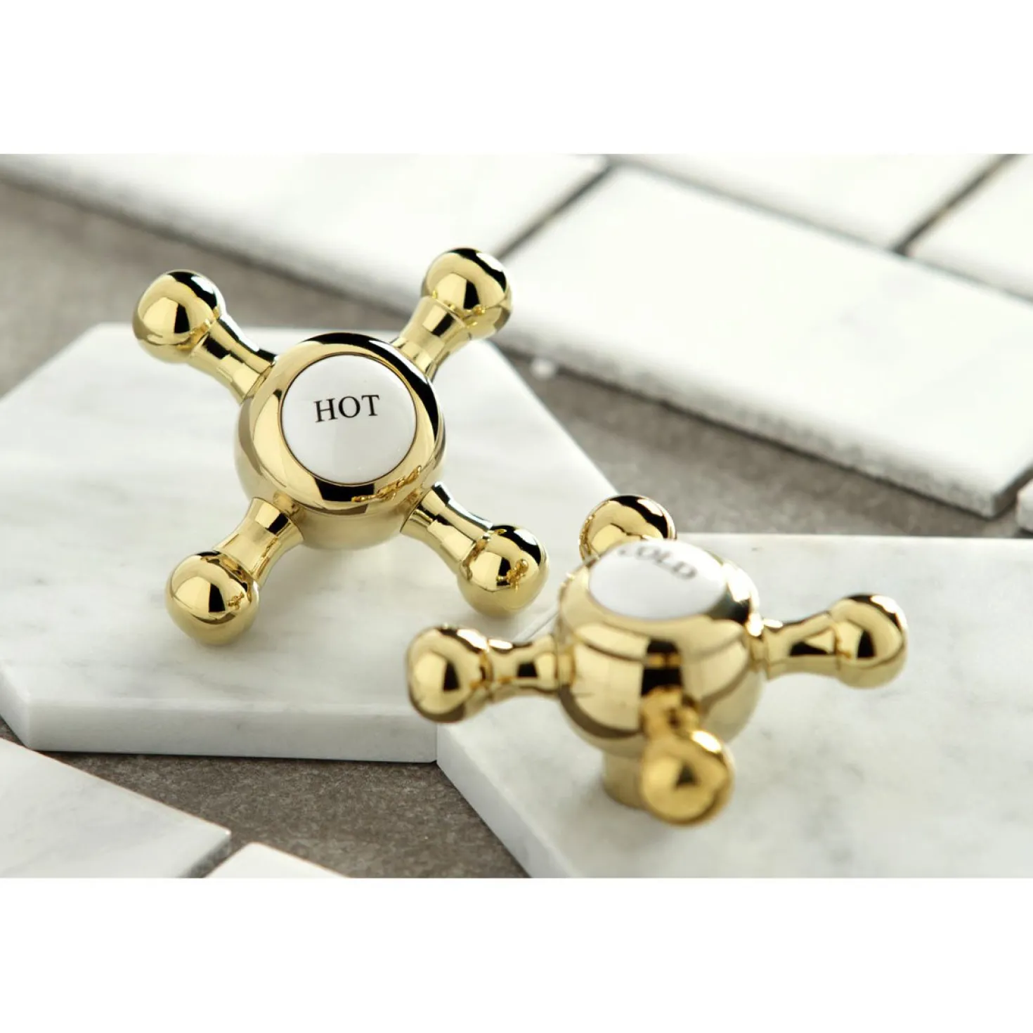 Kingston Brass Deck Mount Roman Tub Filler with Hand Shower