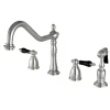 Kingston Brass Duchess Deck Mount Widespread 4-Hole Kitchen Faucet