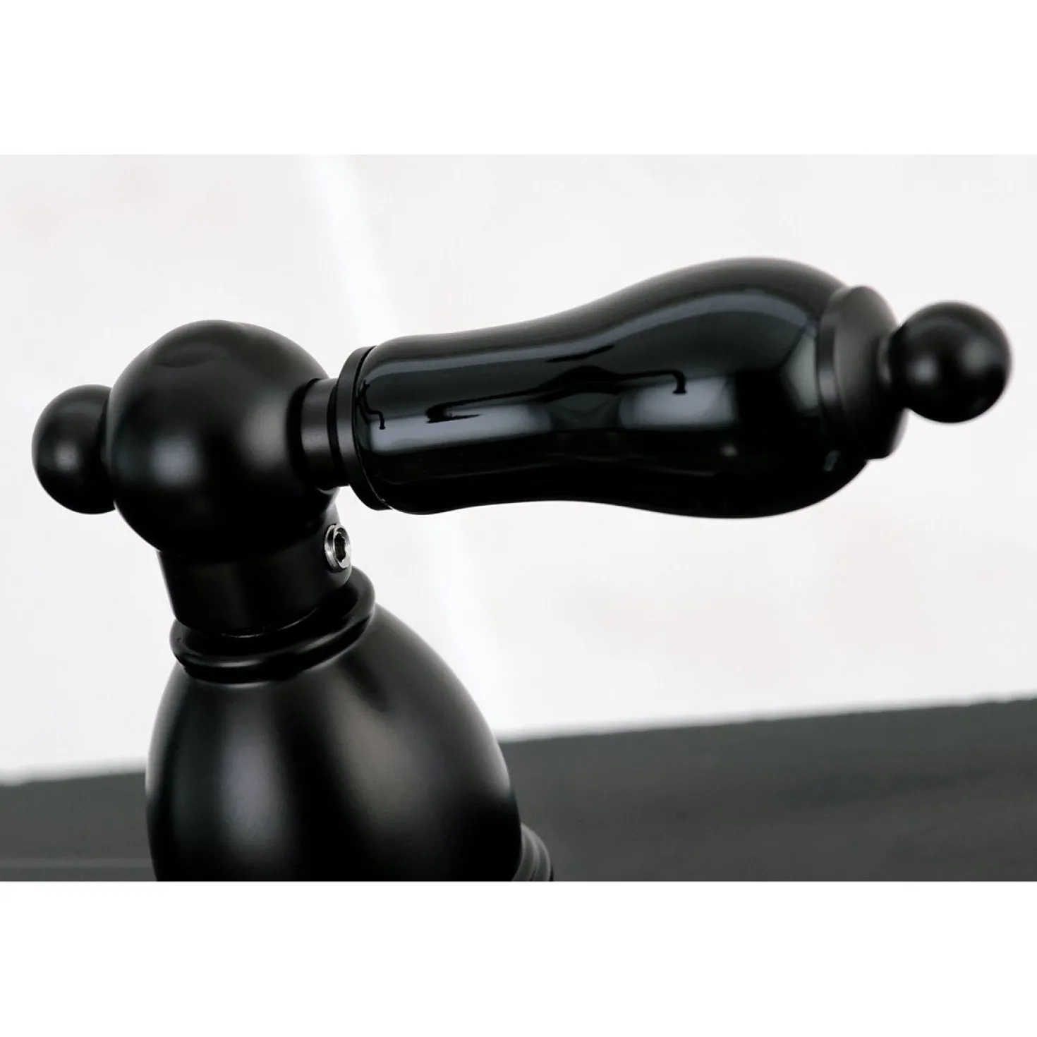 Kingston Brass Duchess Deck Mount Widespread 4-Hole Kitchen Faucet