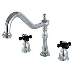 Kingston Brass Duchess Deck Mount Widespread Kitchen Faucet