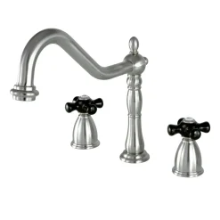 Kingston Brass Duchess Deck Mount Widespread Kitchen Faucet