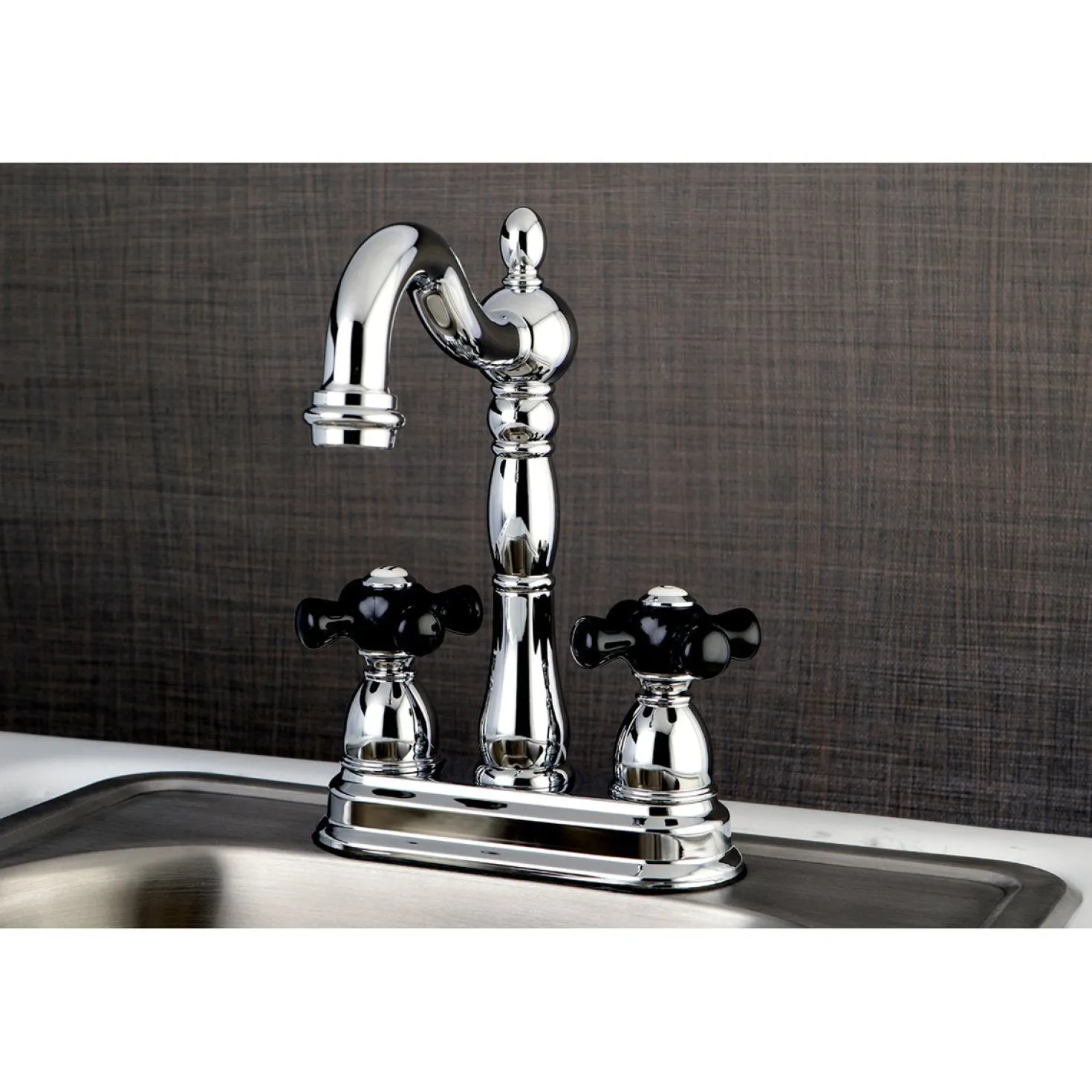 Kingston Brass Duchess Deck Mount 4" Centerset Bar Faucet