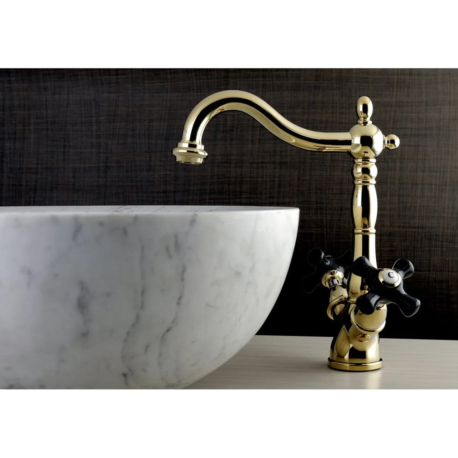 Kingston Brass Duchess Deck Mount Vessel Sink Faucet