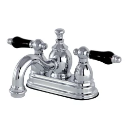 Kingston Brass Duchess Deck Mount 4-Inch Centerset 3-Hole Bathroom Faucet