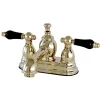Kingston Brass Duchess Deck Mount 3-Hole 4-Inch Centerset Bathroom Faucet