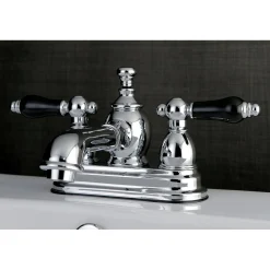 Kingston Brass Duchess Deck Mount 3-Hole 4-Inch Centerset Bathroom Faucet