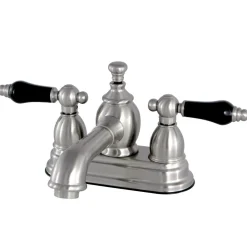 Kingston Brass Duchess Deck Mount 3-Hole 4-Inch Centerset Bathroom Faucet