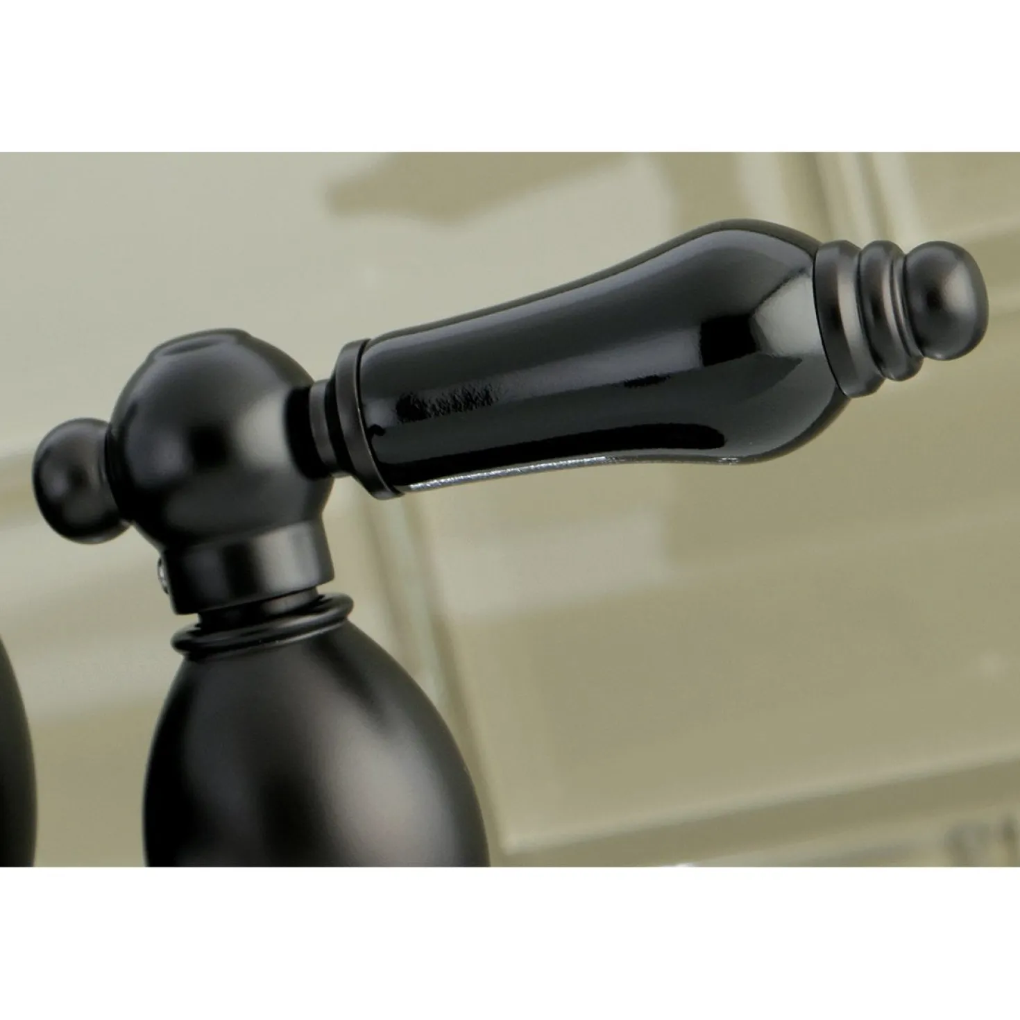 Kingston Brass Duchess Deck Mount 3-Hole 4-Inch Centerset Bathroom Faucet