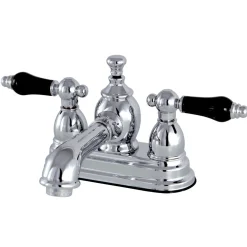 Kingston Brass Duchess Deck Mount 3-Hole 4-Inch Centerset Bathroom Faucet