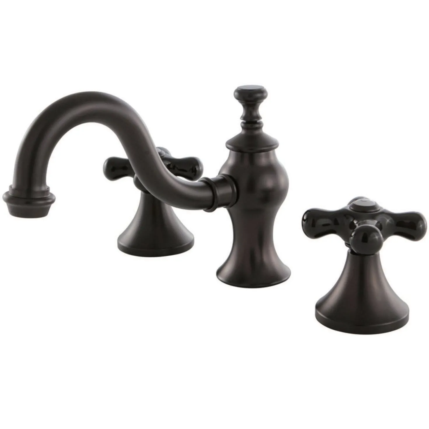 Kingston Brass Duchess Deck Mount 8-Inch Widespread 3-Hole Bathroom Faucet