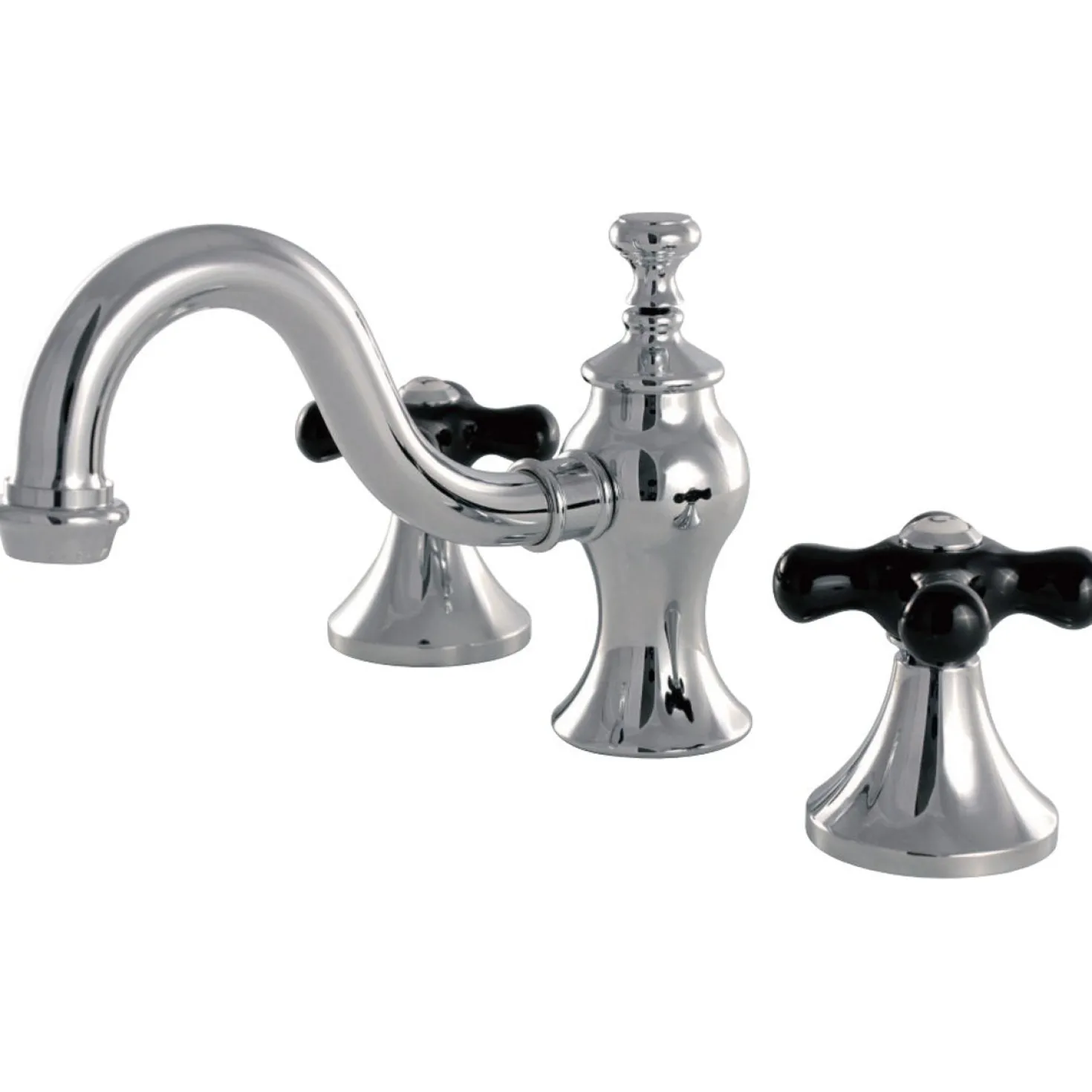 Kingston Brass Duchess Deck Mount 8-Inch Widespread 3-Hole Bathroom Faucet