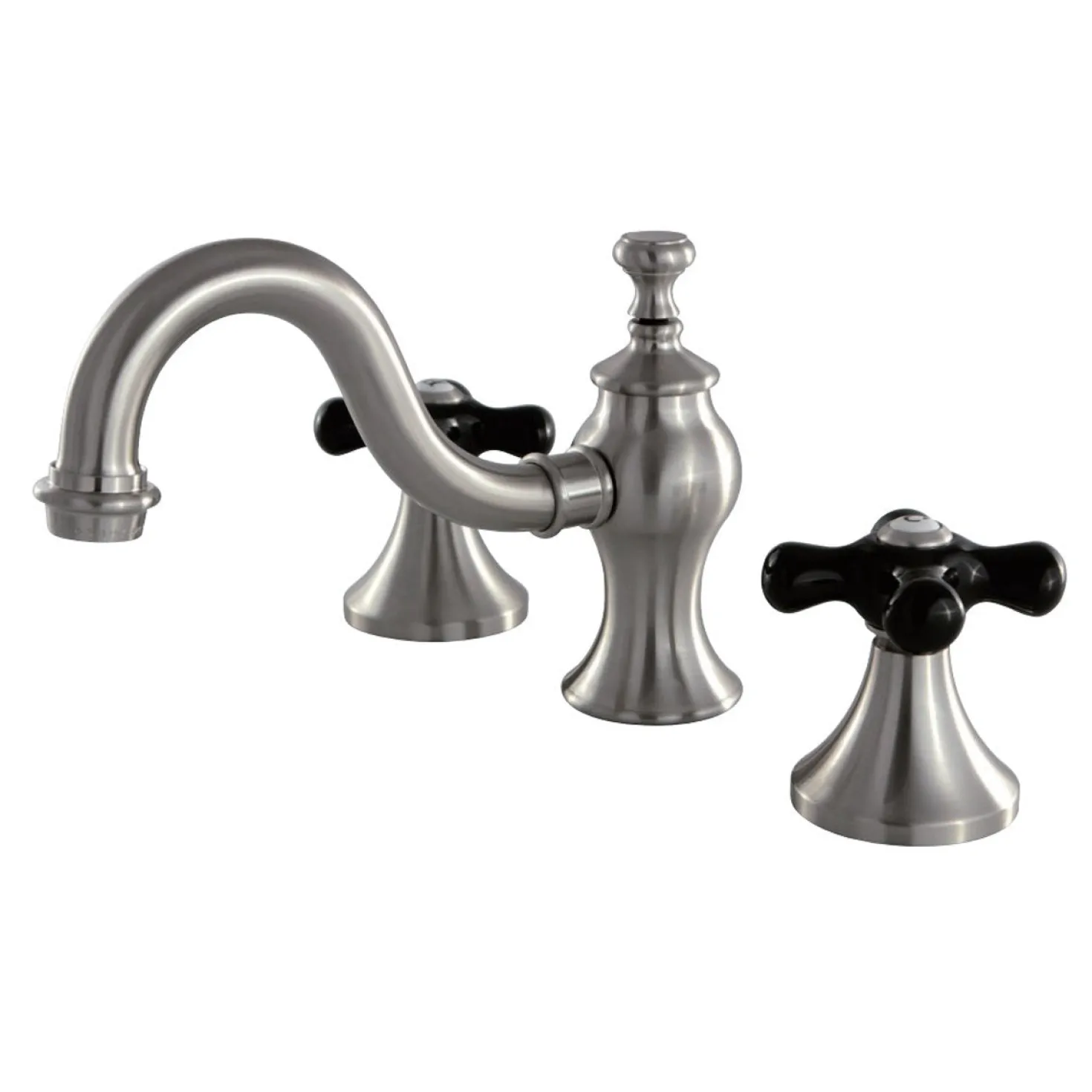 Kingston Brass Duchess Deck Mount 8-Inch Widespread 3-Hole Bathroom Faucet