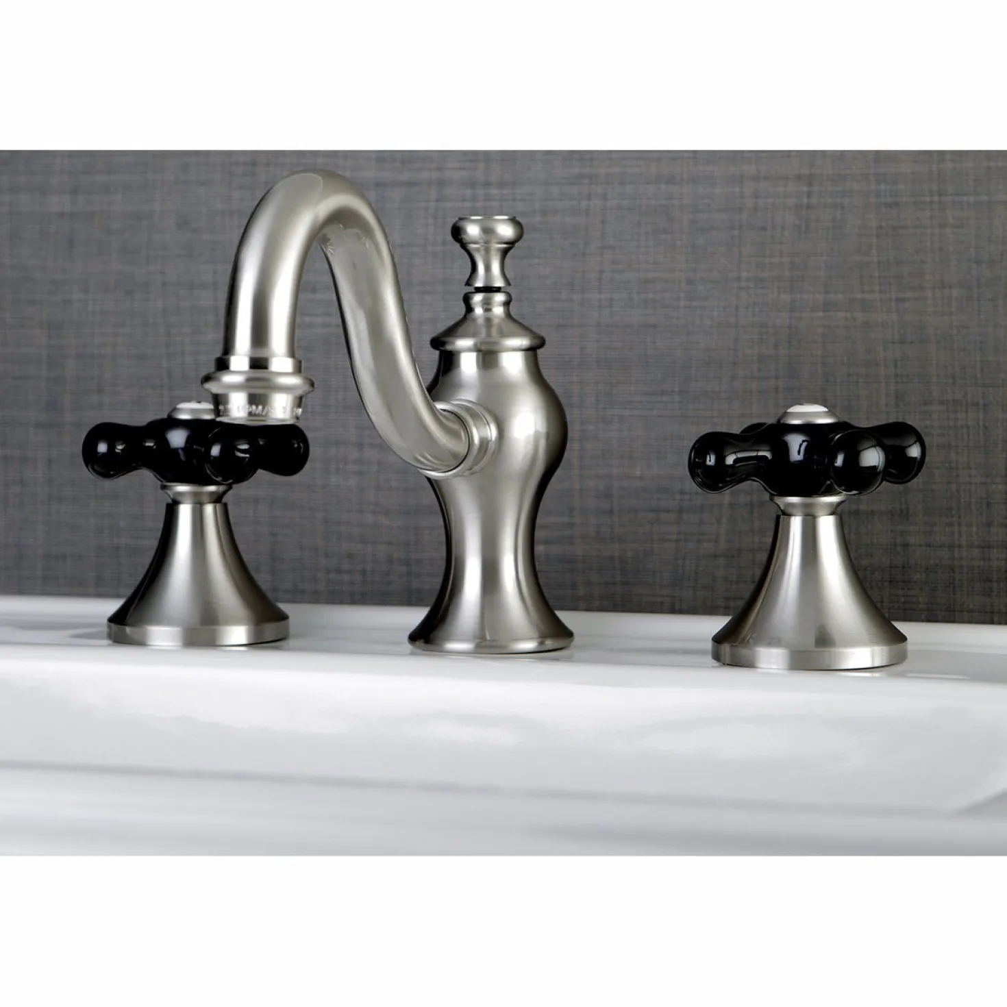 Kingston Brass Duchess Deck Mount 8-Inch Widespread 3-Hole Bathroom Faucet