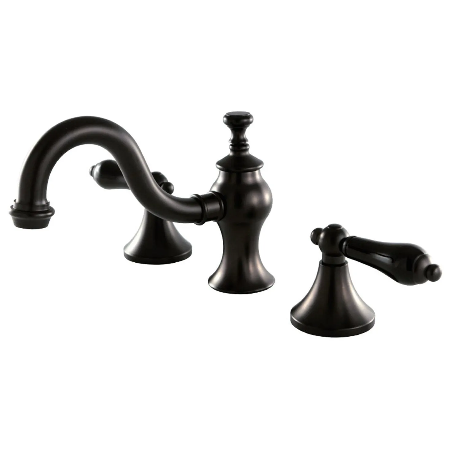 Kingston Brass Duchess Deck Mount 3-Hole 8-Inch Widespread Bathroom Faucet