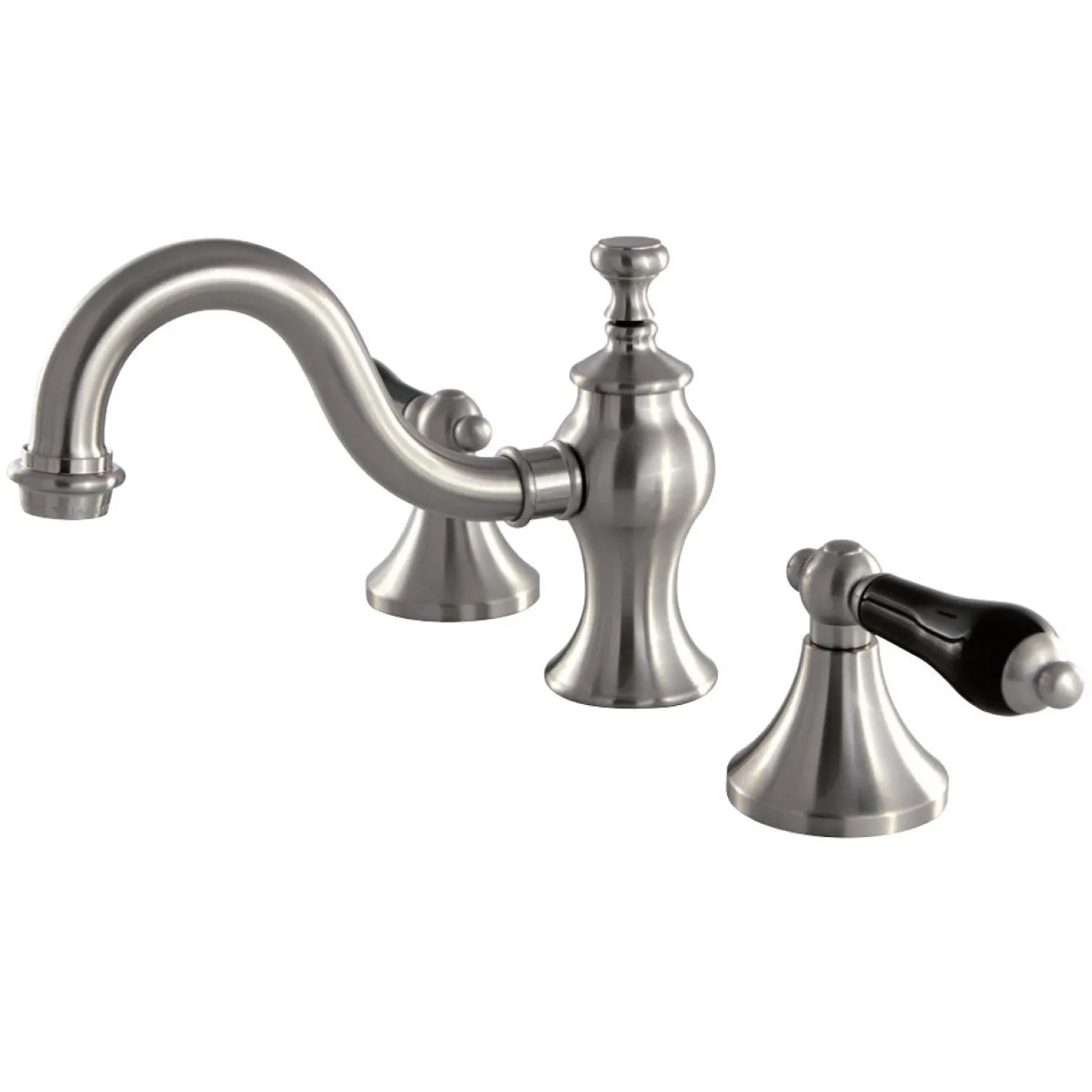 Kingston Brass Duchess Deck Mount 3-Hole 8-Inch Widespread Bathroom Faucet