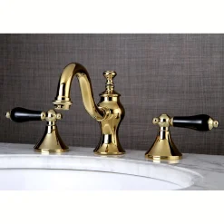 Kingston Brass Duchess Deck Mount 3-Hole 8-Inch Widespread Bathroom Faucet