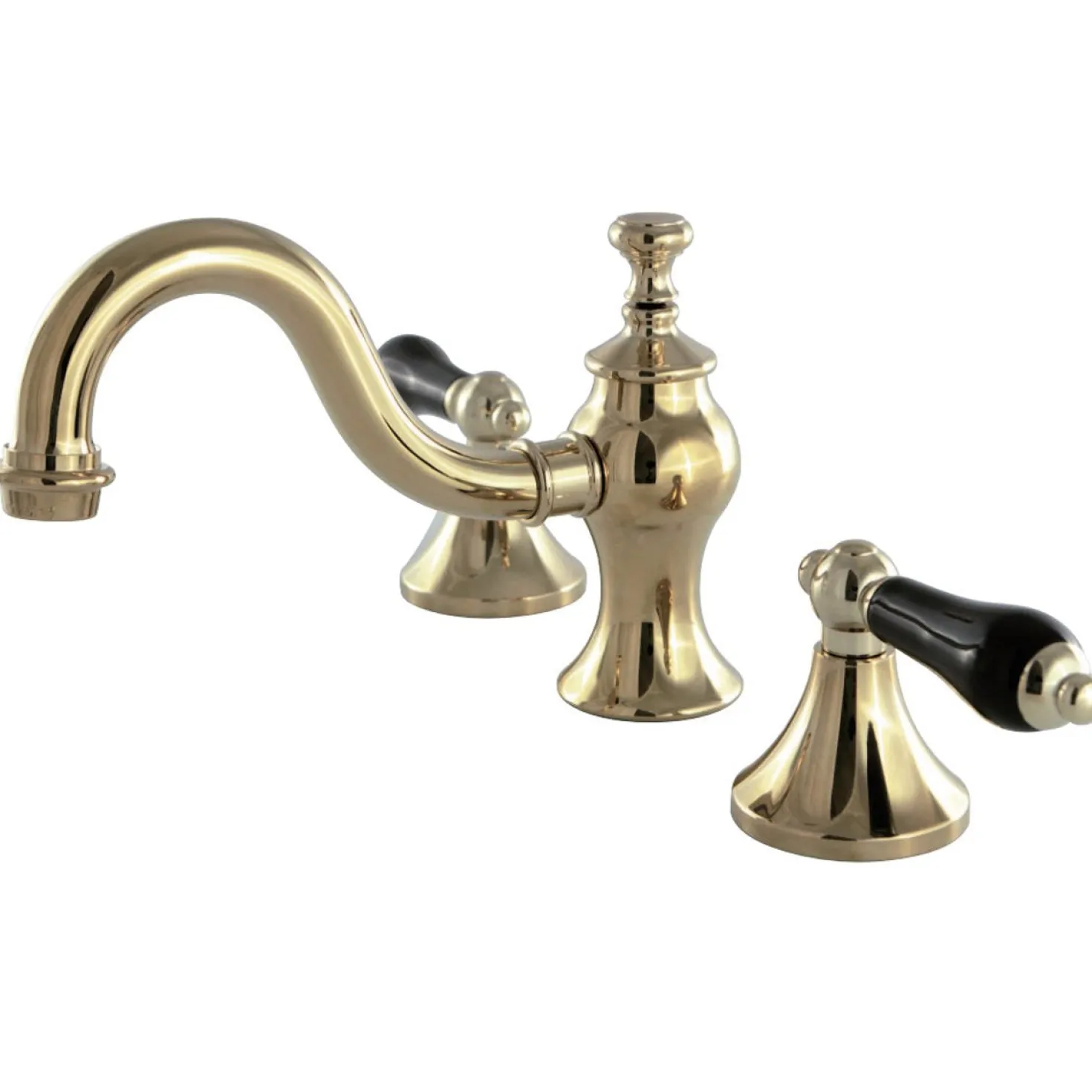 Kingston Brass Duchess Deck Mount 3-Hole 8-Inch Widespread Bathroom Faucet