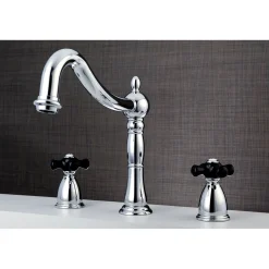 Kingston Brass Duchess Deck Mount Roman Tub Filler with Cross Handle