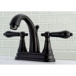 Kingston Brass Duchess 3-Hole Deck Mount 4-Inch Centerset Bathroom Faucet