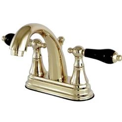 Kingston Brass Duchess 3-Hole Deck Mount 4-Inch Centerset Bathroom Faucet