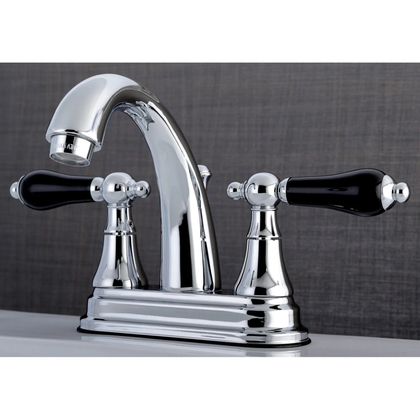 Kingston Brass Duchess 3-Hole Deck Mount 4-Inch Centerset Bathroom Faucet