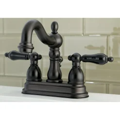 Kingston Brass Duchess 3-Hole 4-Inch Centerset Bathroom Faucet