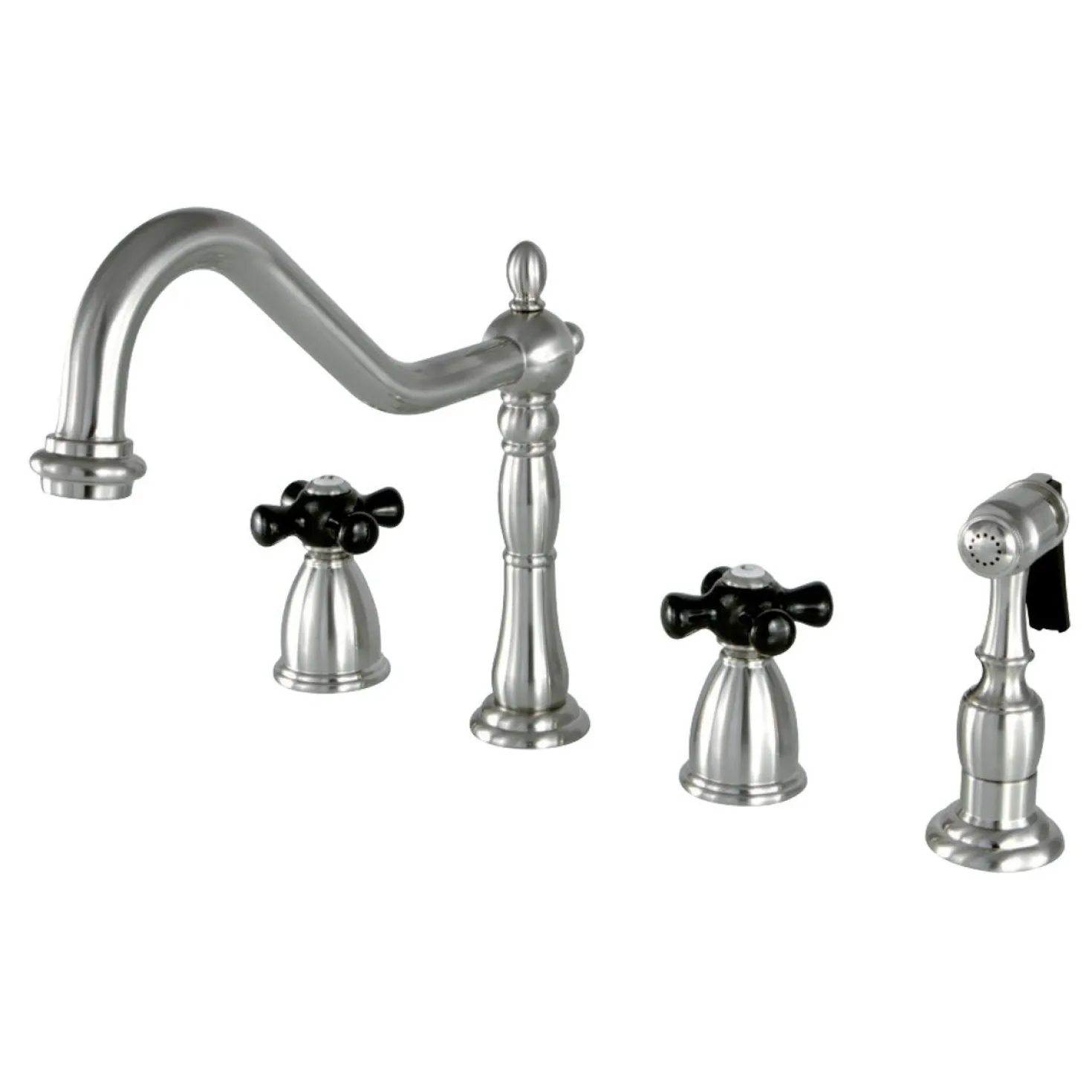 Kingston Brass Duchess 4-Hole Widespread Kitchen Faucet