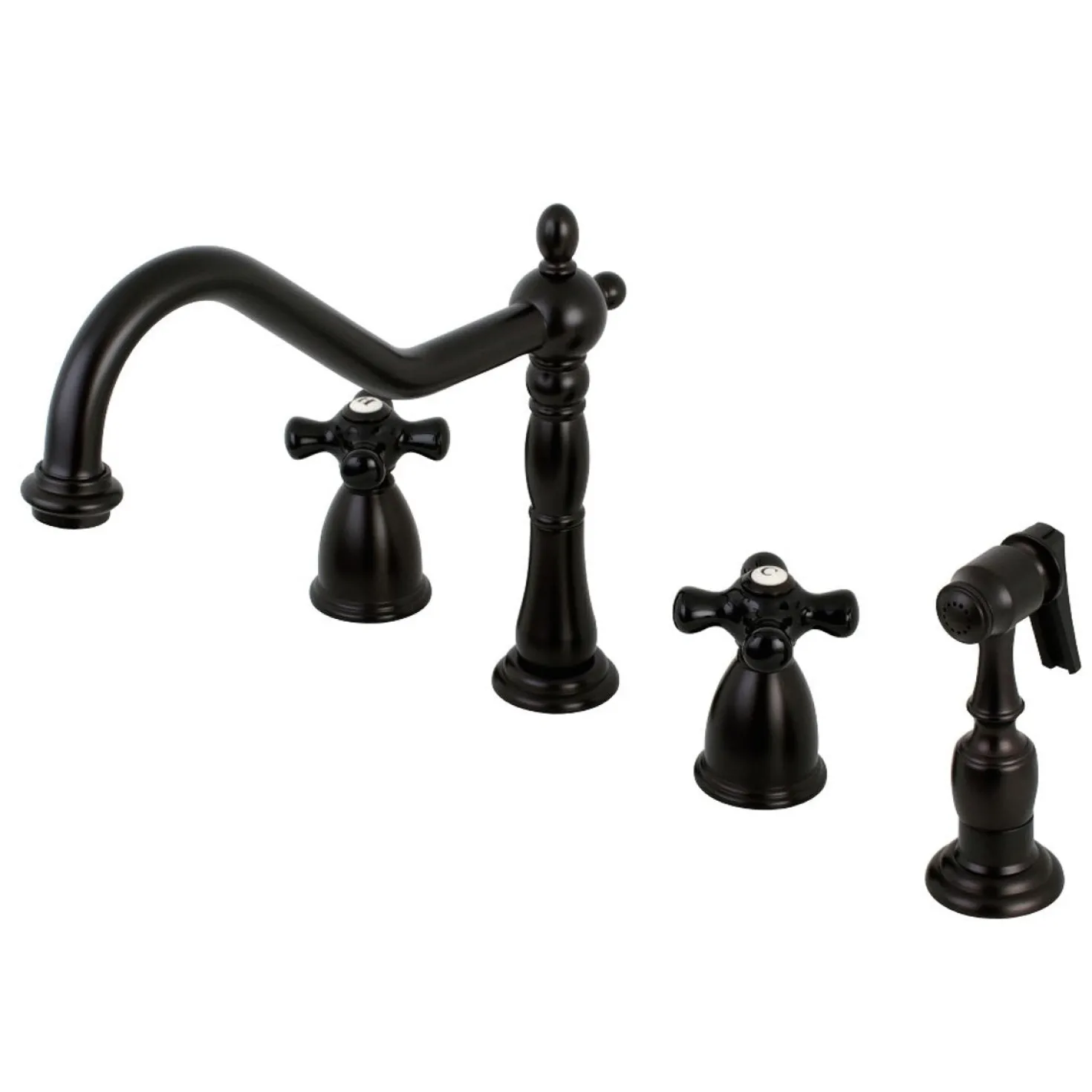 Kingston Brass Duchess 4-Hole Widespread Kitchen Faucet