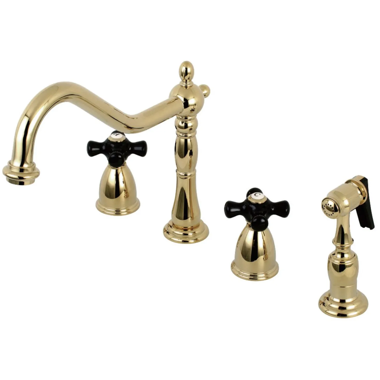 Kingston Brass Duchess 4-Hole Widespread Kitchen Faucet