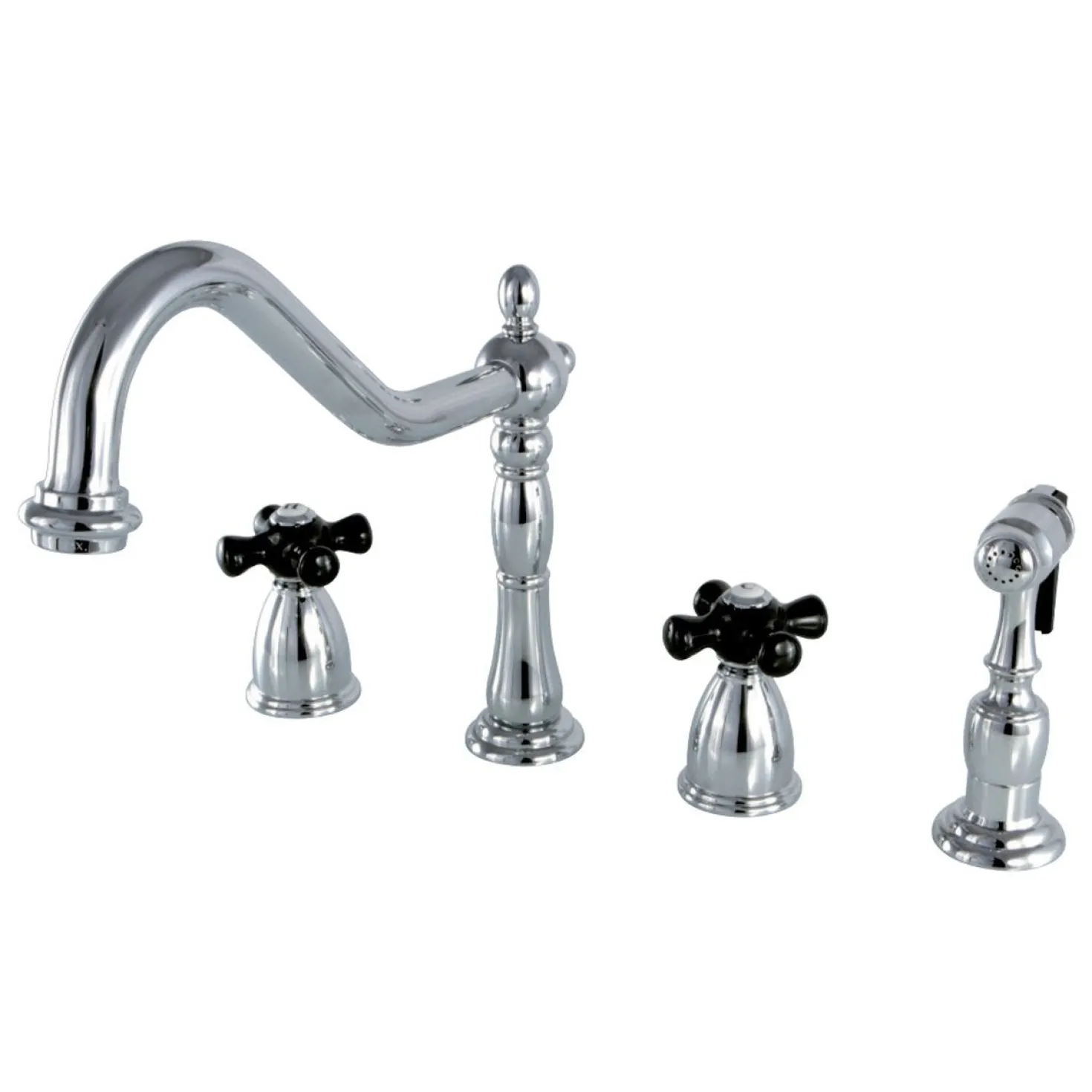 Kingston Brass Duchess 4-Hole Widespread Kitchen Faucet