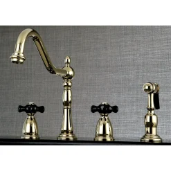 Kingston Brass Duchess 4-Hole Widespread Kitchen Faucet