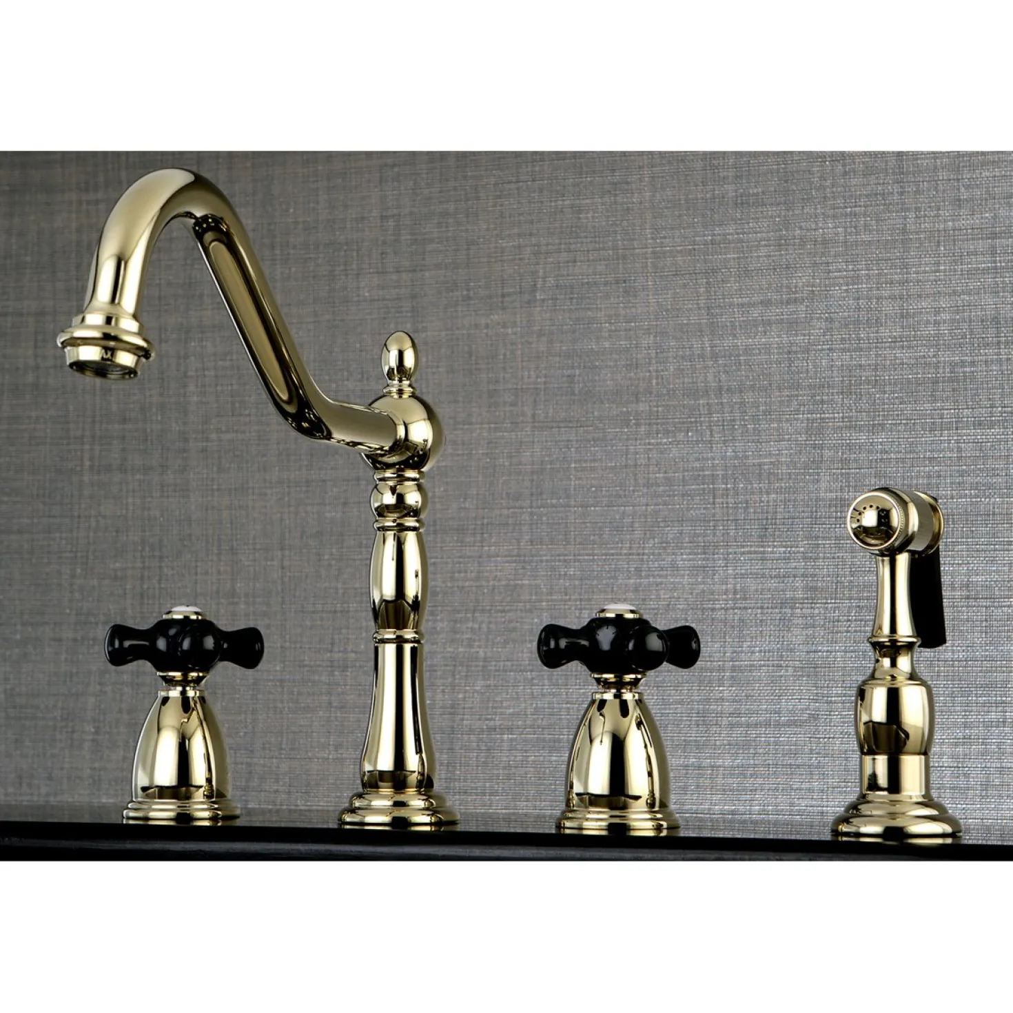 Kingston Brass Duchess 4-Hole Widespread Kitchen Faucet