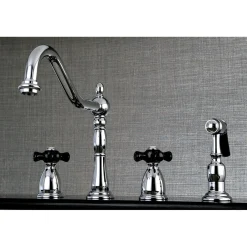 Kingston Brass Duchess 4-Hole Widespread Kitchen Faucet