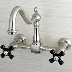 Kingston Brass Duchess 8-Inch Centerset Wall Mount 2-Hole Kitchen Faucet
