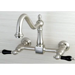 Kingston Brass Duchess 8-Inch Centerset Wall Mount Kitchen Faucet