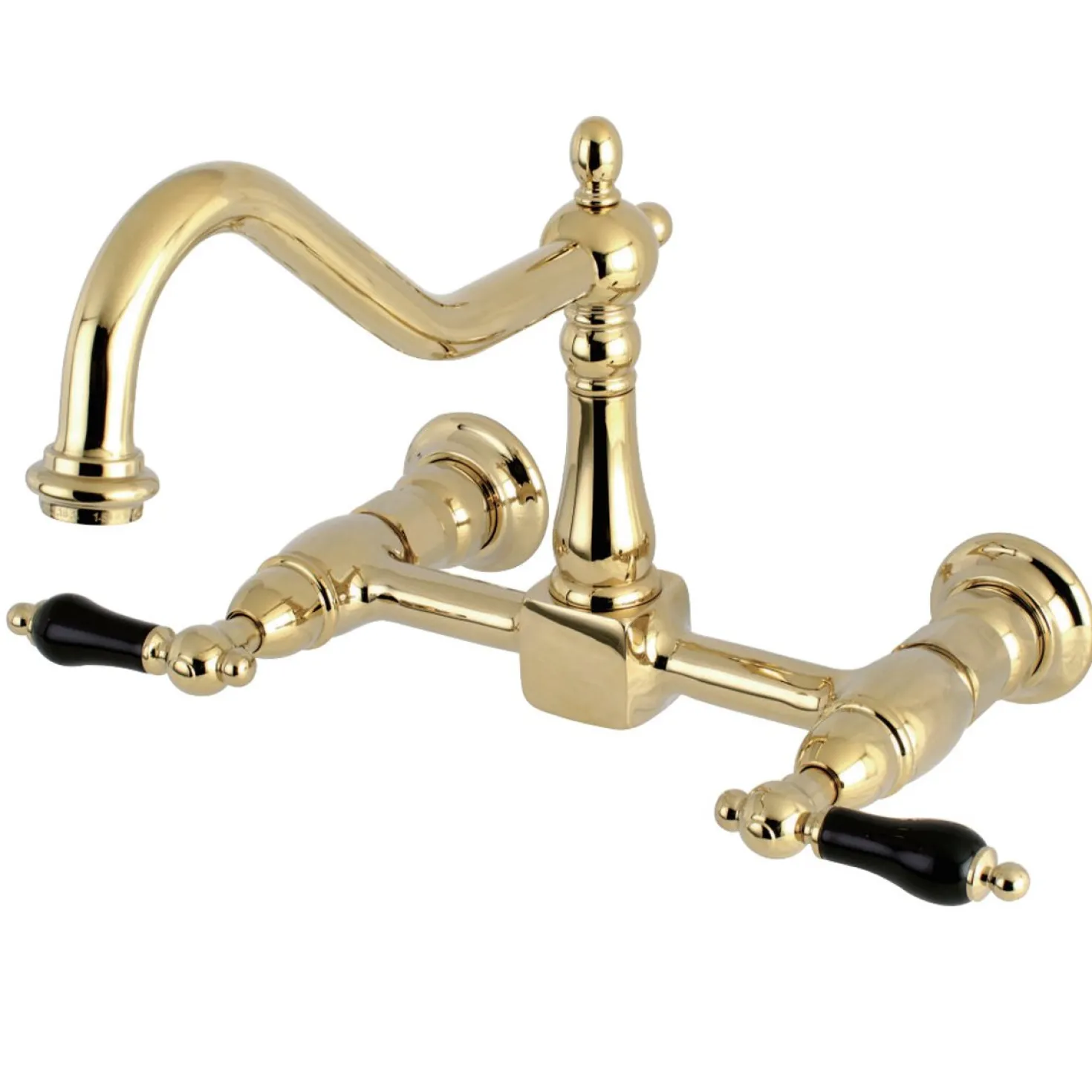Kingston Brass Duchess 8-Inch Centerset Wall Mount Kitchen Faucet
