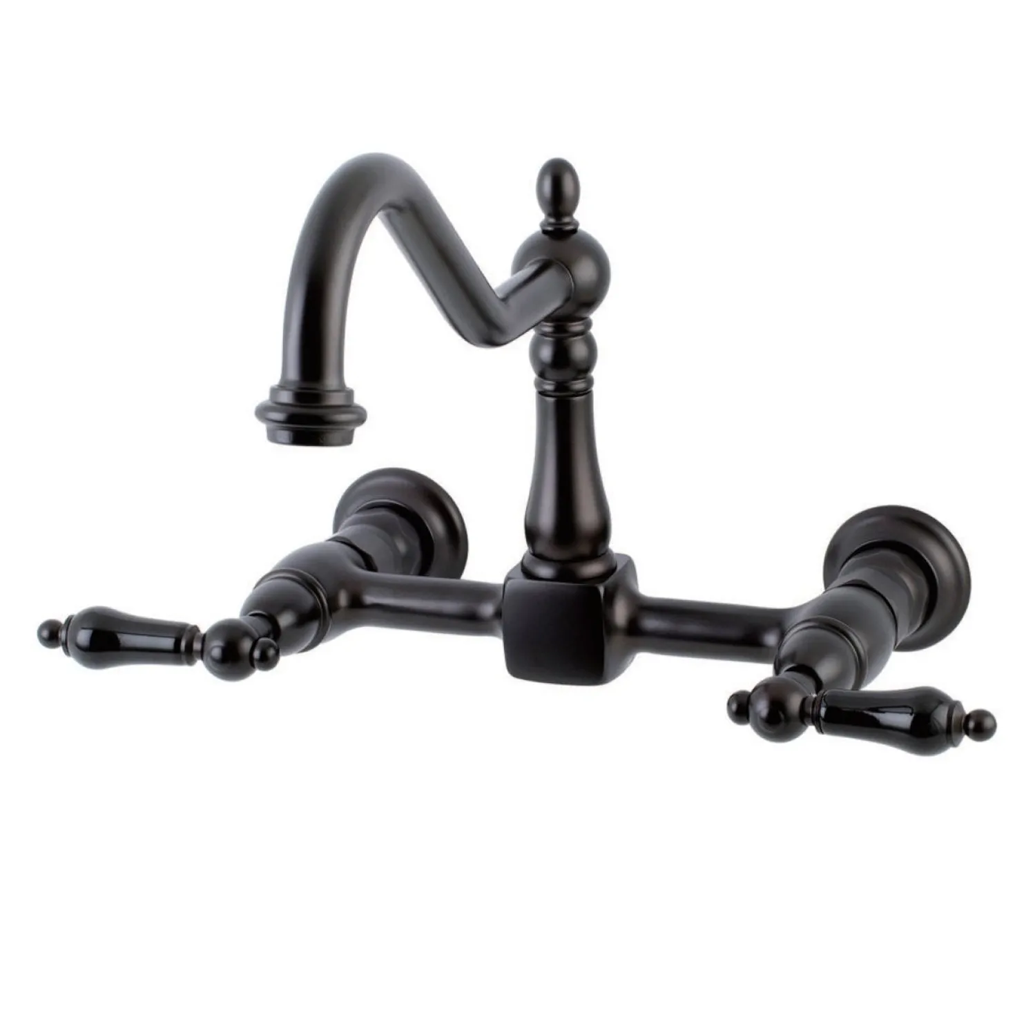 Kingston Brass Duchess 8-Inch Centerset Wall Mount Kitchen Faucet