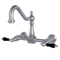 Kingston Brass Duchess 8-Inch Centerset Wall Mount Kitchen Faucet