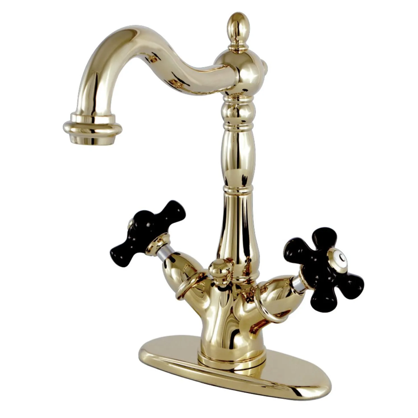Kingston Brass Duchess 4-Inch Centerset Deck Mount Bathroom Faucet