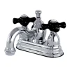 Kingston Brass Duchess 4-Inch Centerset 3-Hole Deck Mount Bathroom Faucet