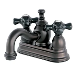 Kingston Brass Duchess 4-Inch Centerset 3-Hole Deck Mount Bathroom Faucet