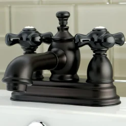 Kingston Brass Duchess 4-Inch Centerset Deck Mount 3-Hole Bathroom Faucet