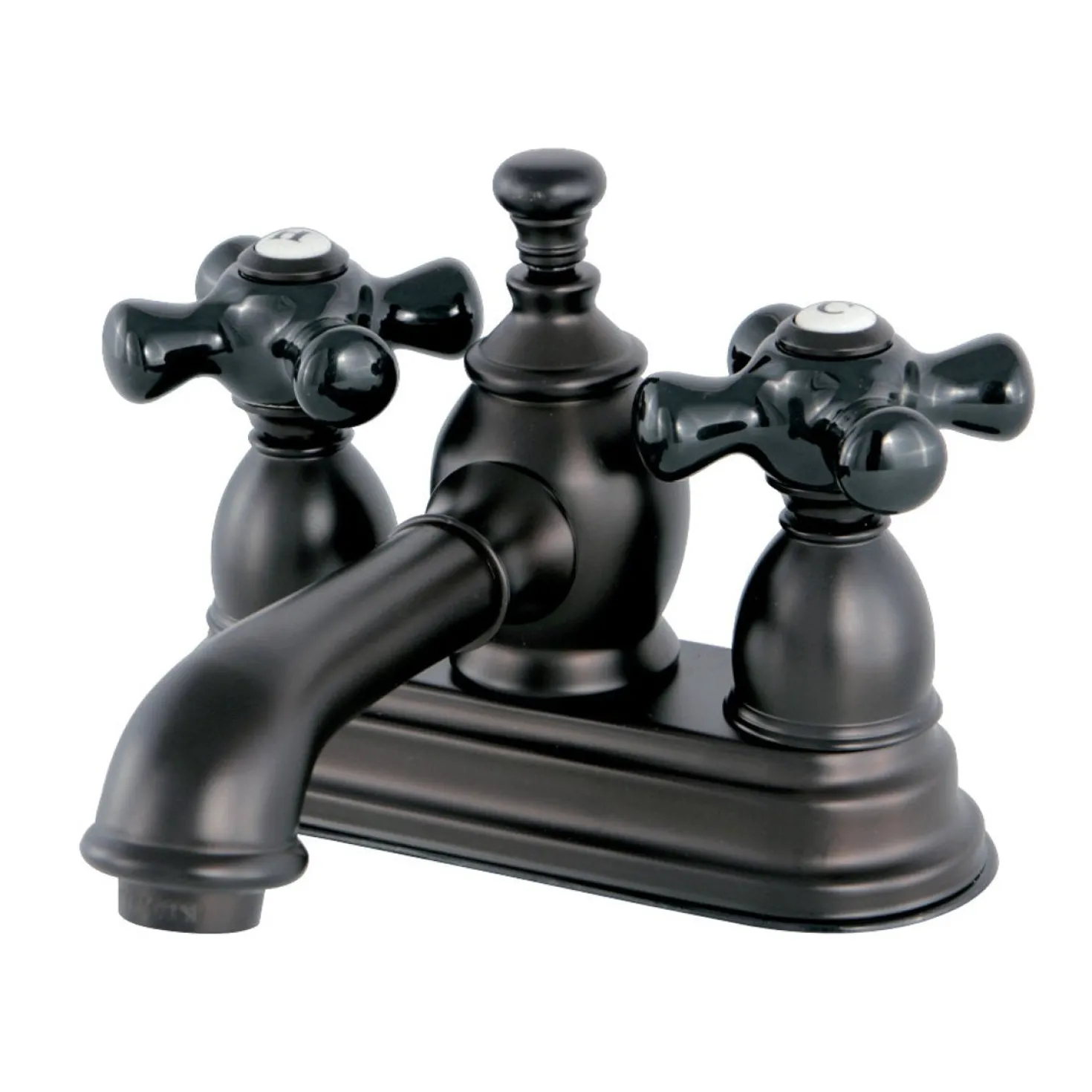 Kingston Brass Duchess 4-Inch Centerset Deck Mount 3-Hole Bathroom Faucet